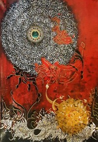 Mudassar Ali, 18 x 24 Inch, Oil on Canvas, Calligraphy Painting, AC-MSA-077
